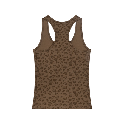 'Mommy' leopard print tank top