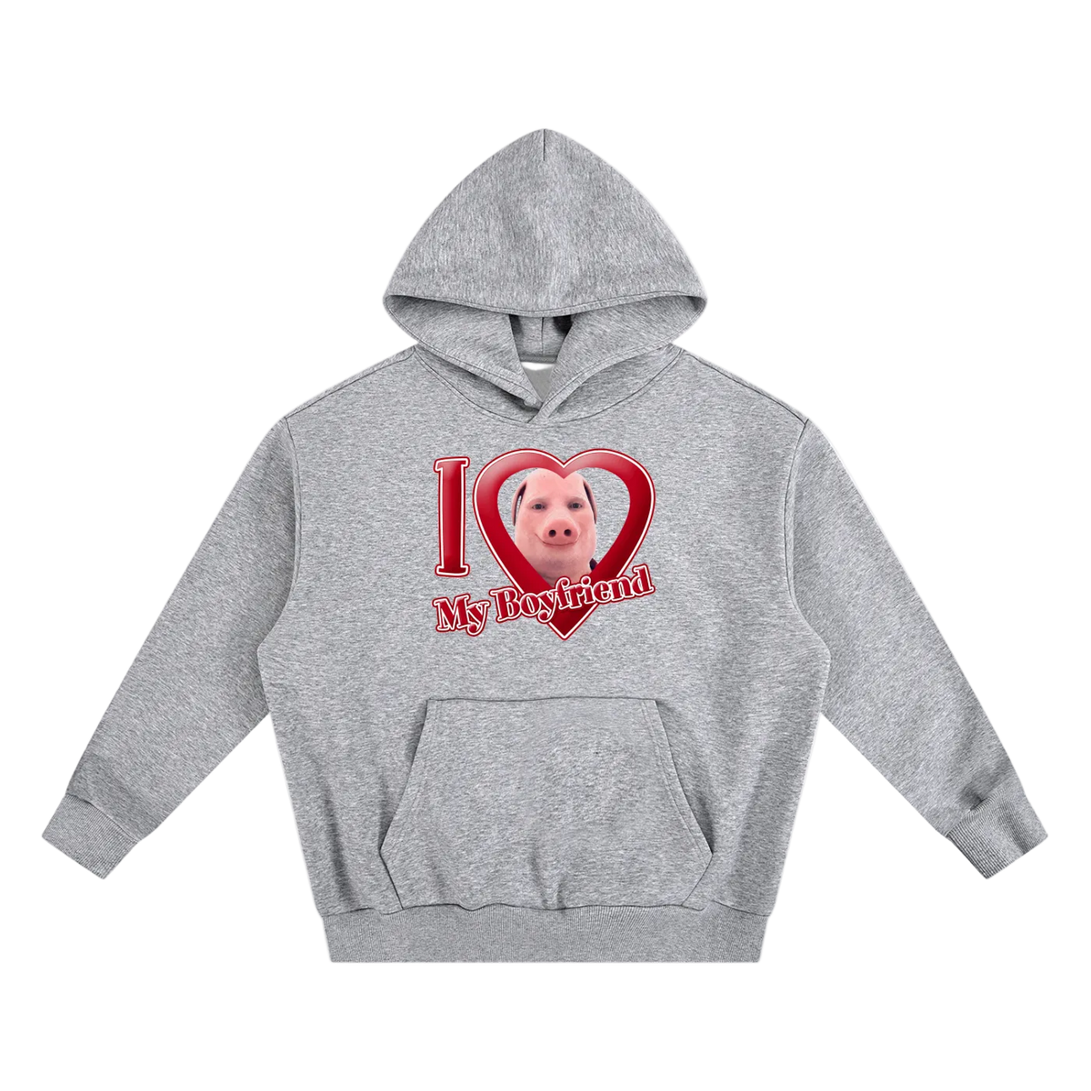 'John Pork' Heavyweight Boxy Fleece Hoodie