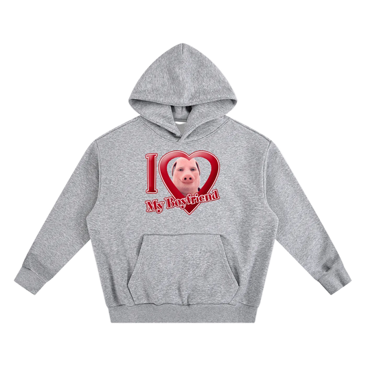 'John Pork' Heavyweight Boxy Fleece Hoodie