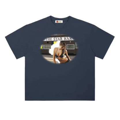 'Star Bar' oversized tee