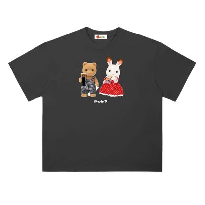 'Pub?' Guinness version oversized tee