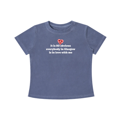 'It is SO obvious' baby tee