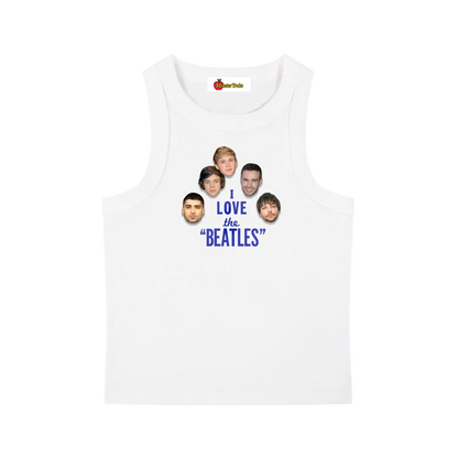 'I love the Beatles' tank top