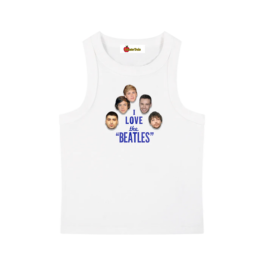 'I love the Beatles' tank top
