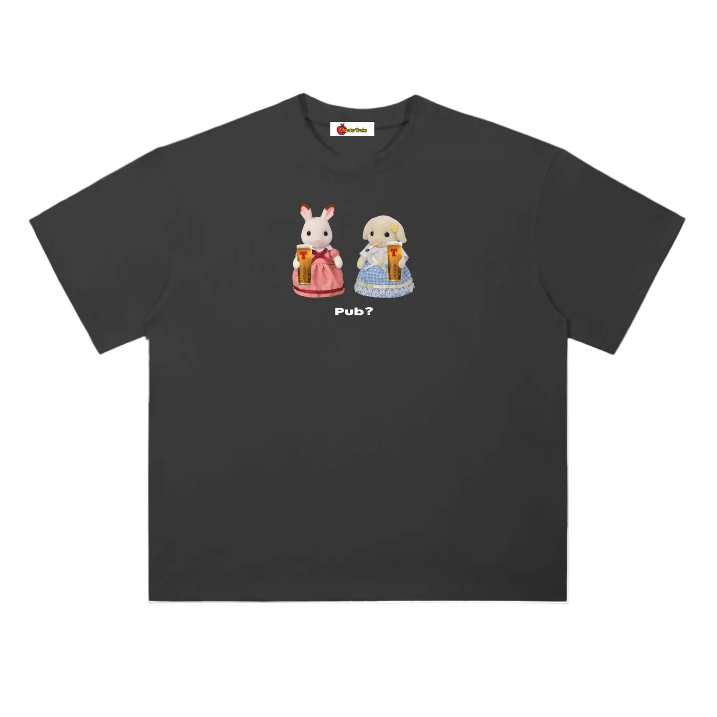 'Pub?' oversized tee