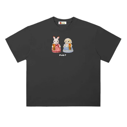 'Pub?' oversized tee