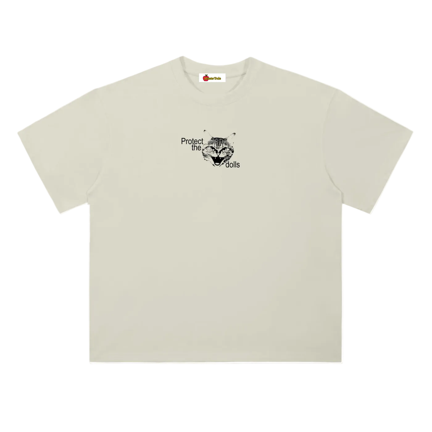 'Protect the dolls' oversized tee