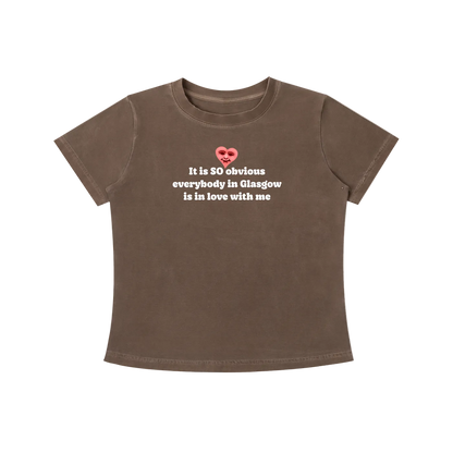 'It is SO obvious' baby tee