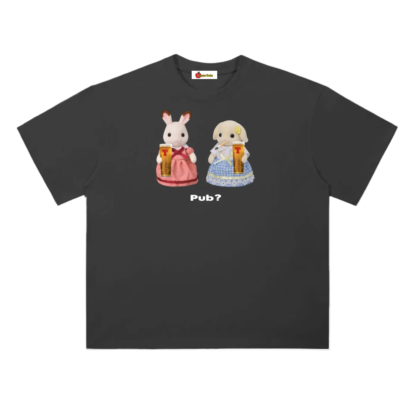 'Pub?' oversized tee