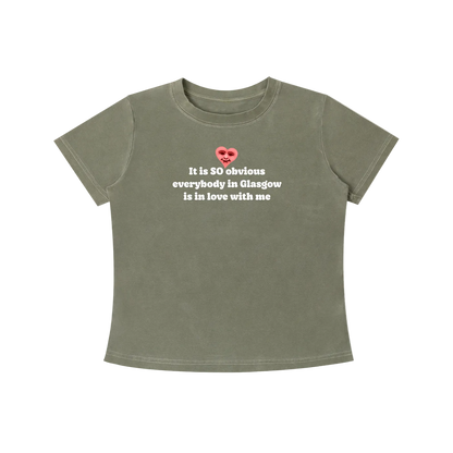 'It is SO obvious' baby tee