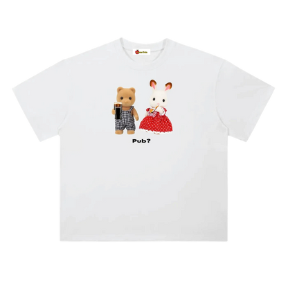 'Pub?' Guinness version oversized tee