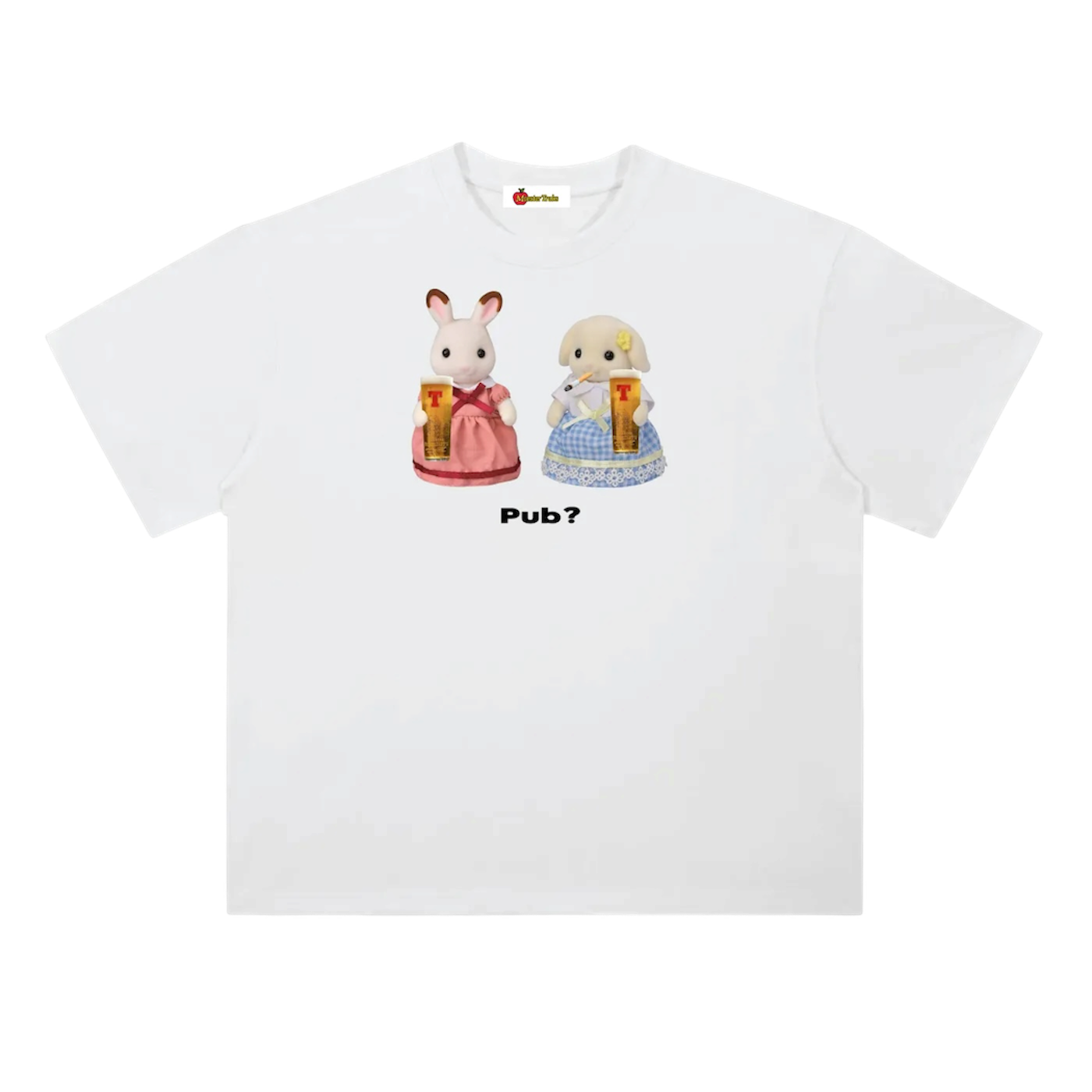 'Pub?' oversized tee