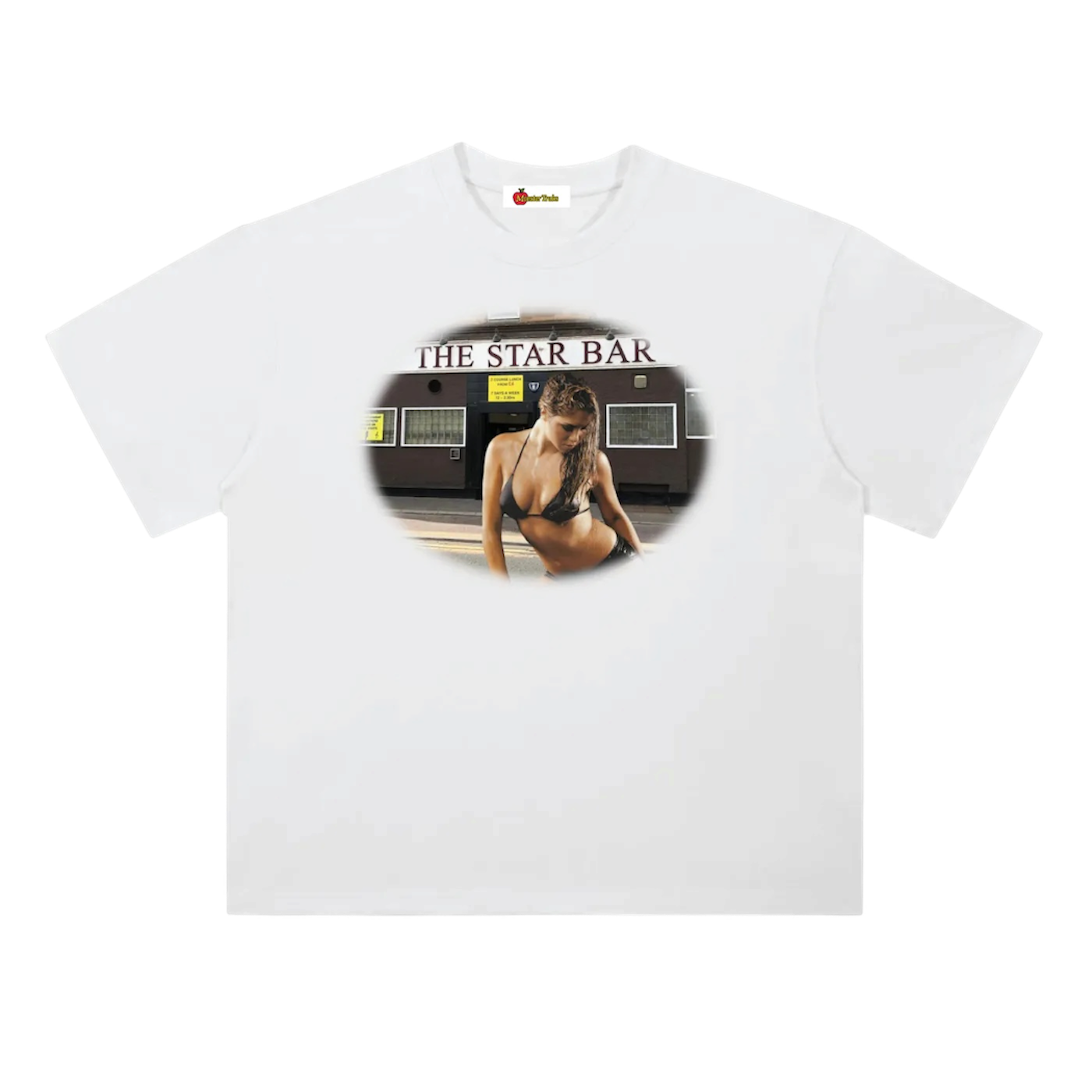 'Star Bar' oversized tee