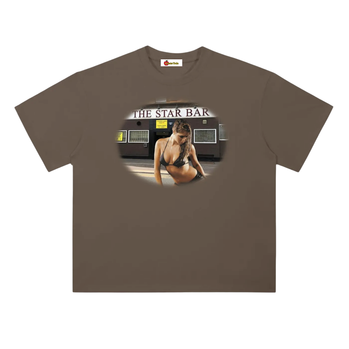 'Star Bar' oversized tee