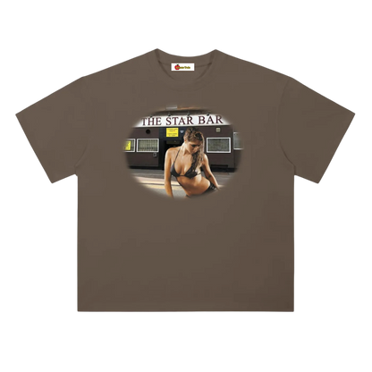 'Star Bar' oversized tee