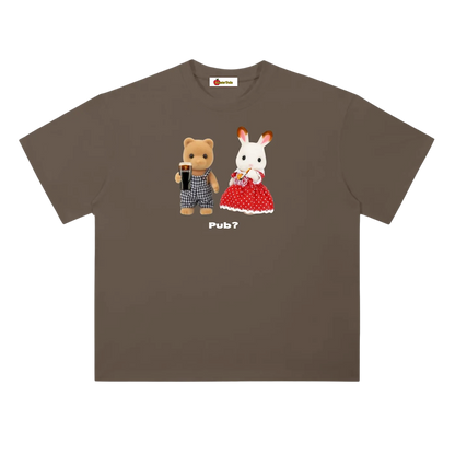 'Pub?' Guinness version oversized tee