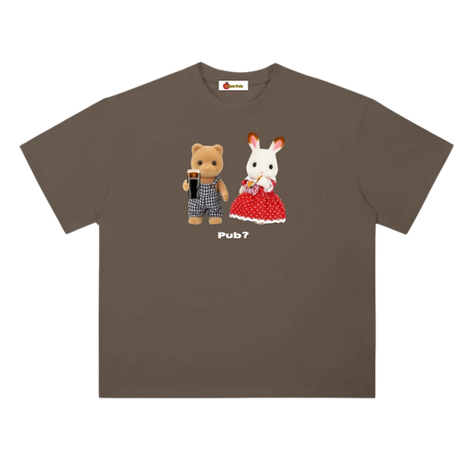 'Pub?' Guinness version oversized tee