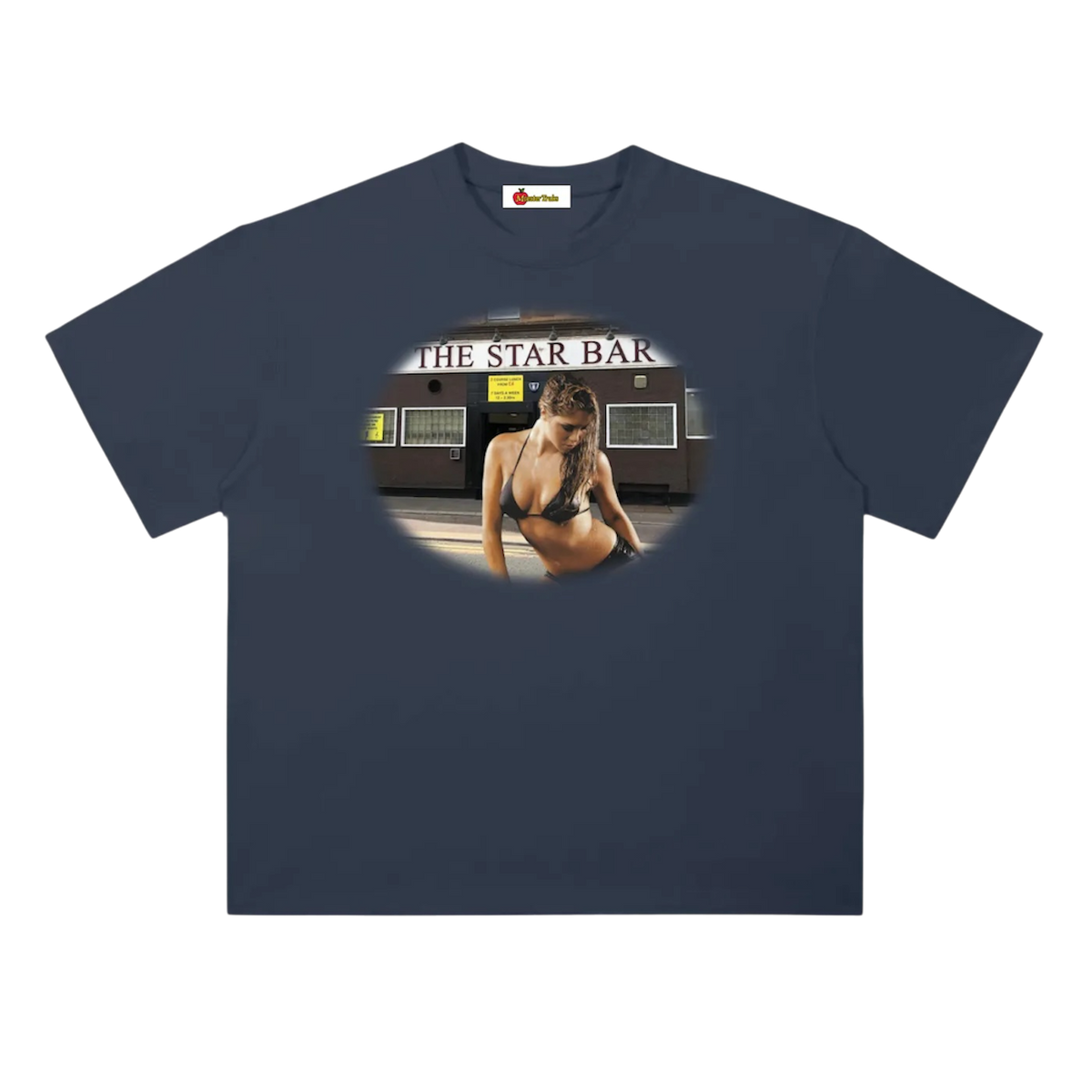 'Star Bar' oversized tee