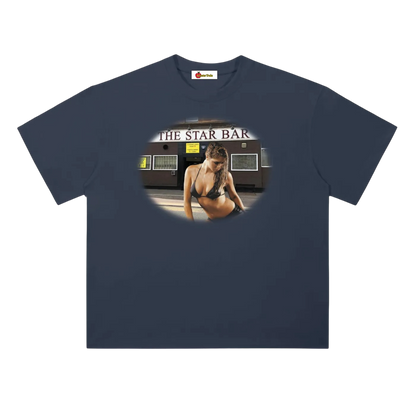 'Star Bar' oversized tee