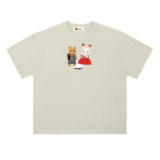 'Pub?' Guinness version oversized tee