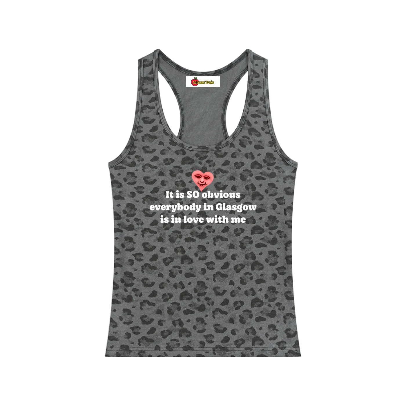 'It is SO obvious' leopard print tank top