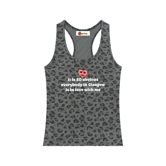 'It is SO obvious' leopard print tank top