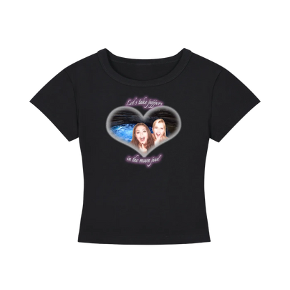 'Moon pool' baby tee