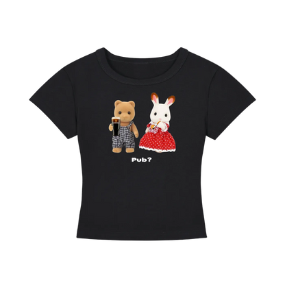 'Pub?' Guinness version baby tee