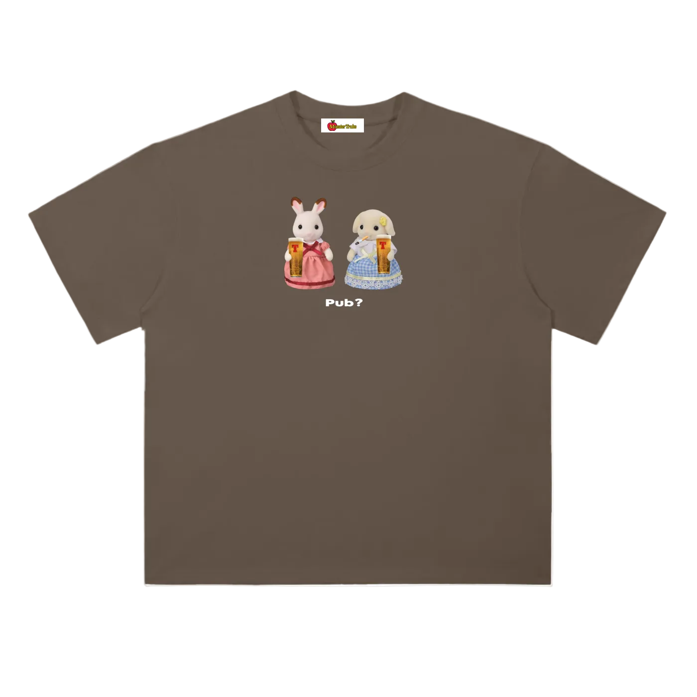 'Pub?' oversized tee