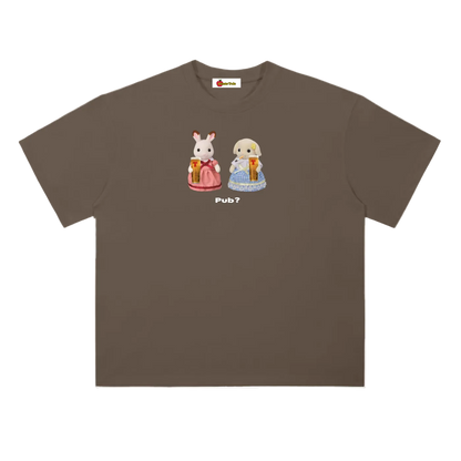 'Pub?' oversized tee