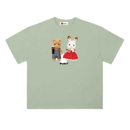 'Pub?' Guinness version oversized tee