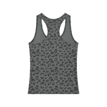 'Mommy' leopard print tank top