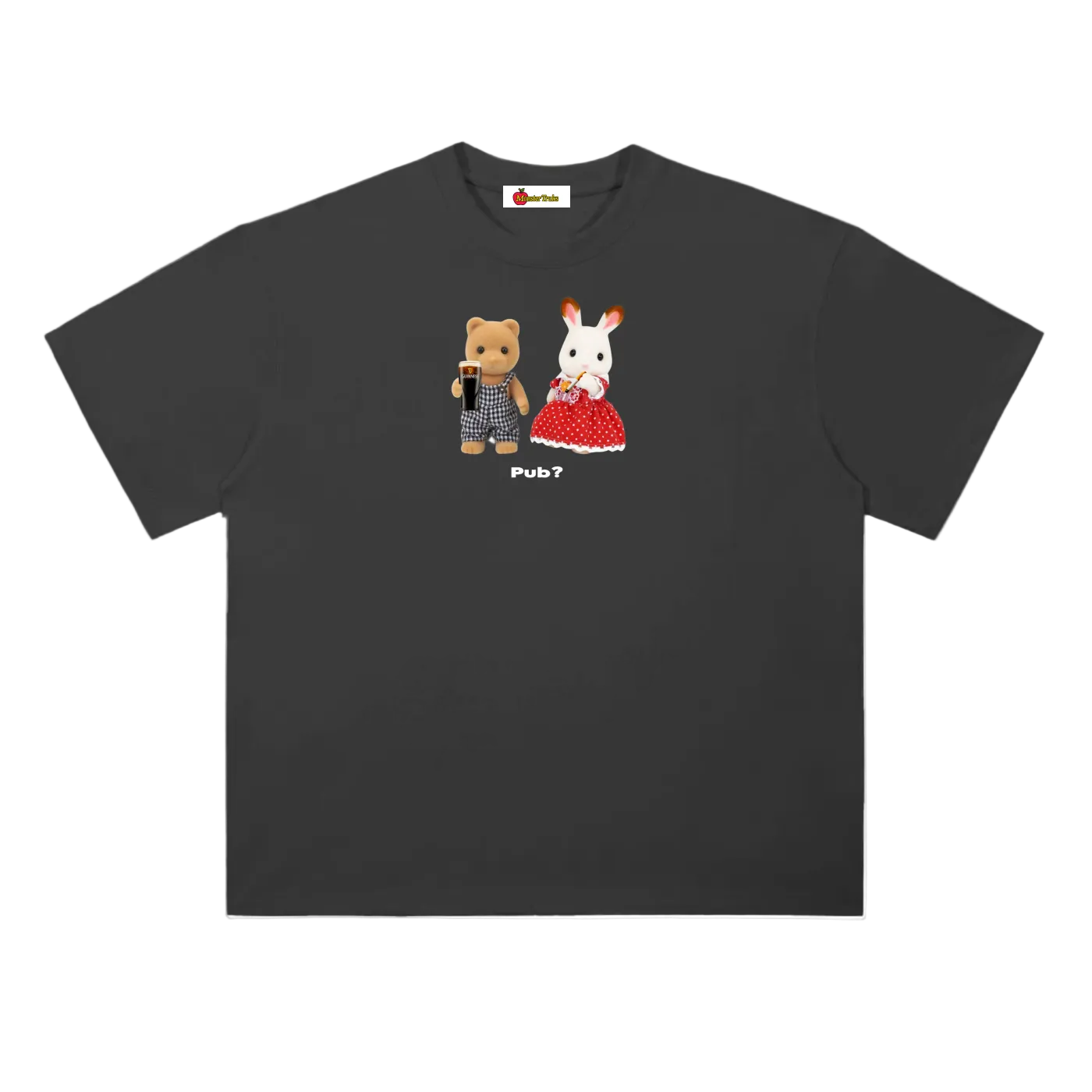 'Pub?' Guinness version oversized tee
