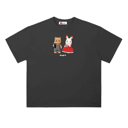 'Pub?' Guinness version oversized tee