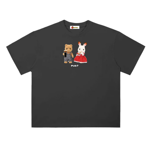 'Pub?' Guinness version oversized tee