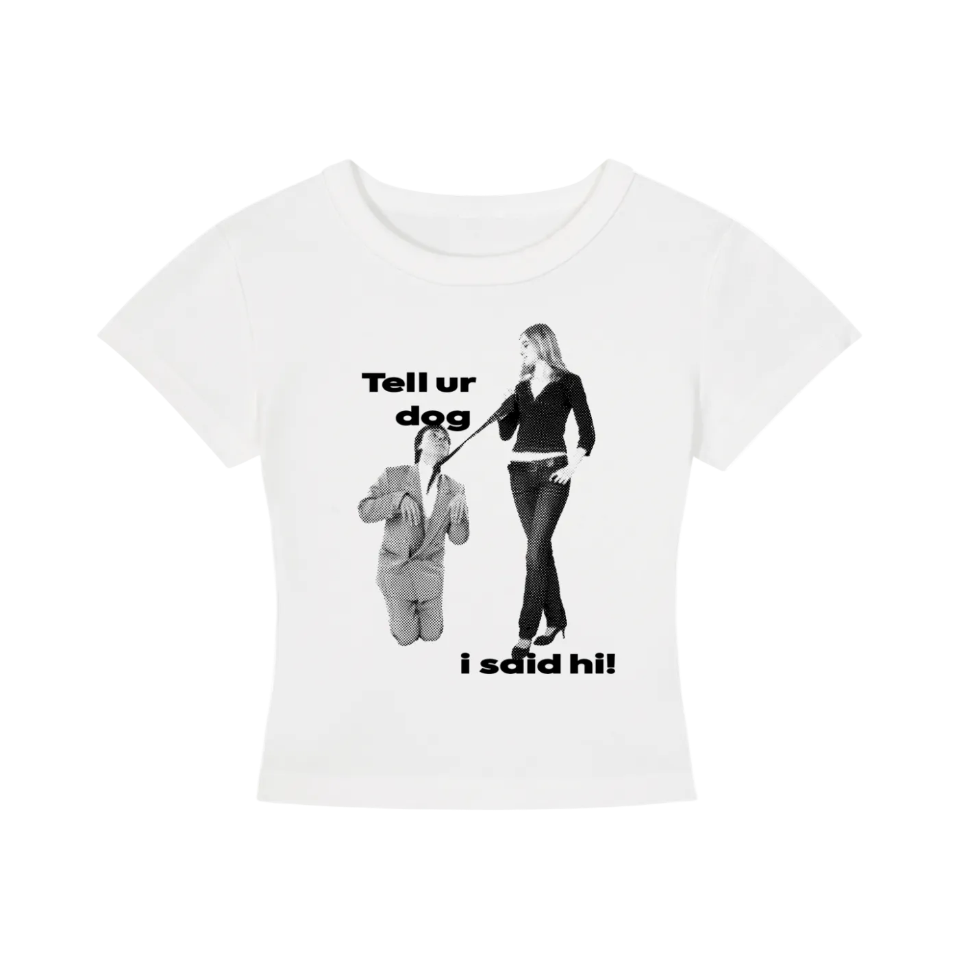 'Tell ur dog' baby tee