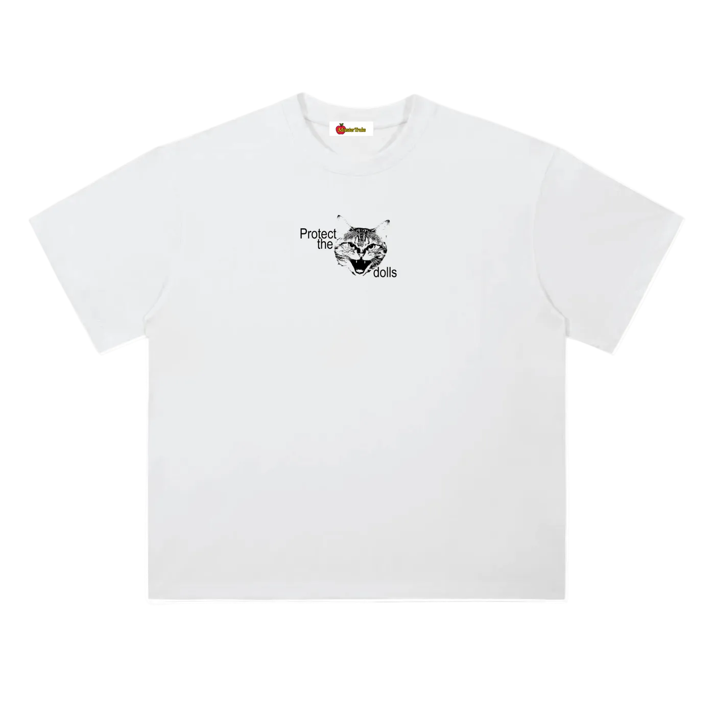 'Protect the dolls' oversized tee
