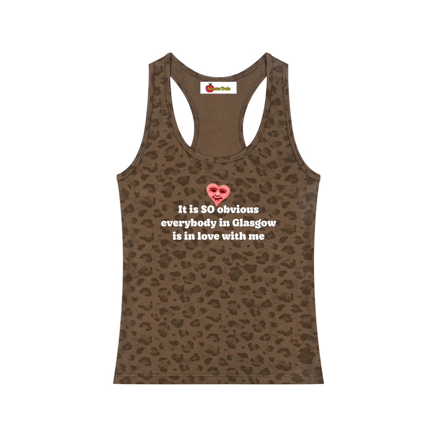 'It is SO obvious' leopard print tank top
