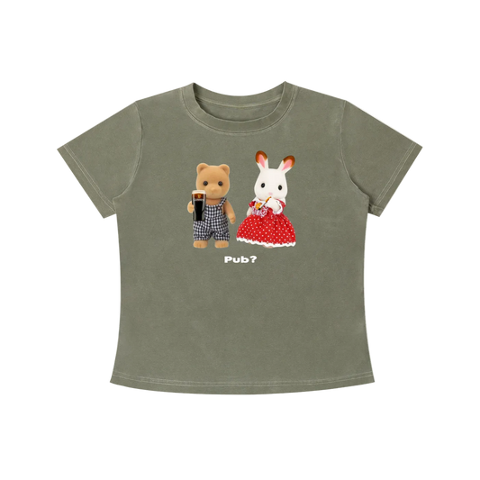 'Pub?' Guinness version baby tee