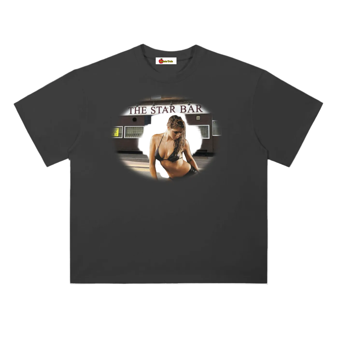 'Star Bar' oversized tee