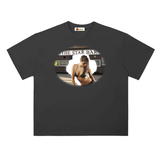 'Star Bar' oversized tee